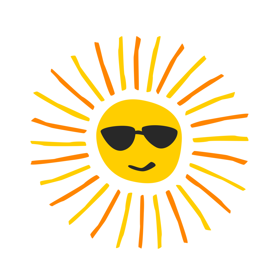 Image of Cool Sun embroidered t-shirt