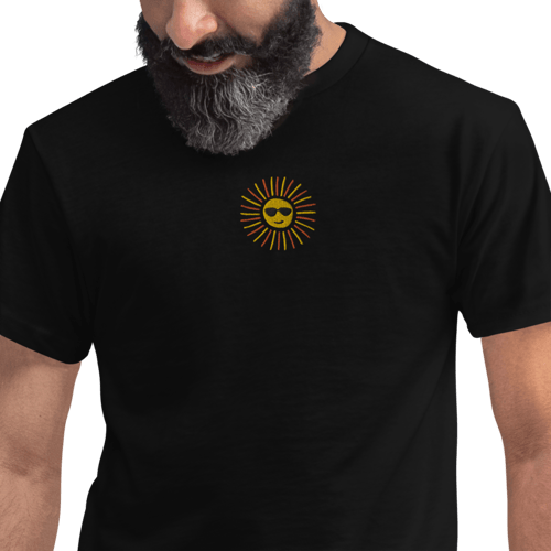 Image of Cool Sun embroidered t-shirt