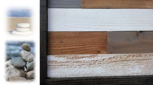 Image of Artwork Reclaimed Wood "Pebble Beach" and "Minneapolis"