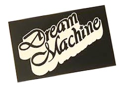 Image of Dream Machine Vinyl Sticker (GLOW IN THE DARK)