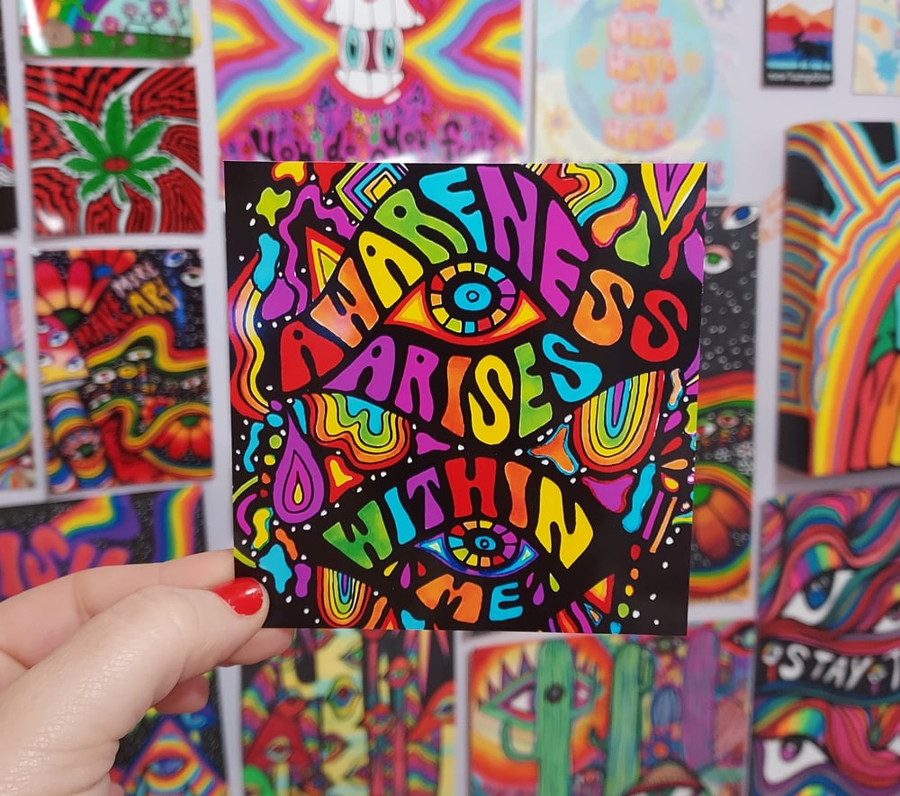 'Awareness Arises Within Me' Print