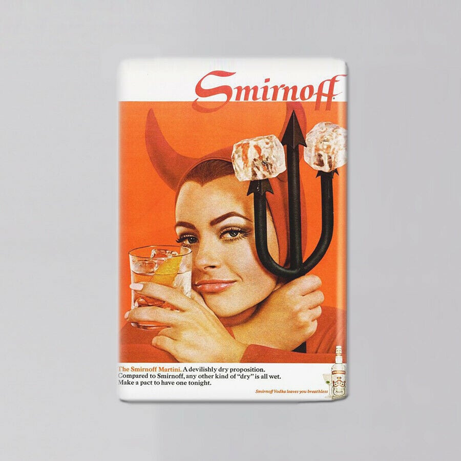 Image of Vintage Smirnoff Ad / Magnet
