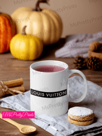 Image 4 of Louis Vuitton-Inspired Coffee Mugs 