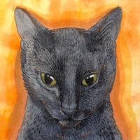 Image 5 of Custom Cat Portrait (Multiple Sizes)