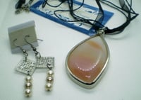 Sunset Pendant and Earring Set