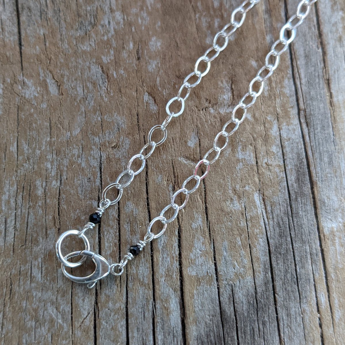 Image of Sterling silver single clasp chain, made to order