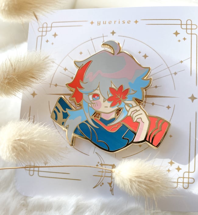 Kazuha Enamel Pin