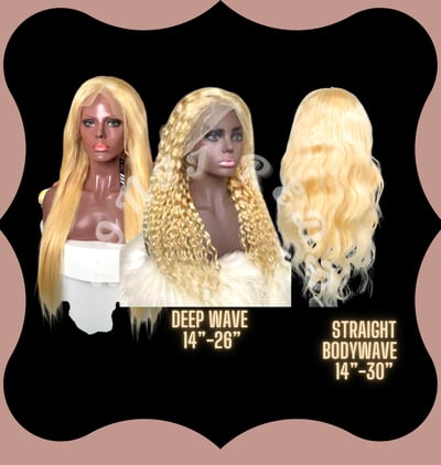 Image of Blonde Wig Units 