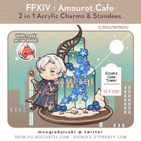 Image 1 of FFXIV : Emet's Cake Tower [2 in 1 Charm & Standee](PRE-ORDER)