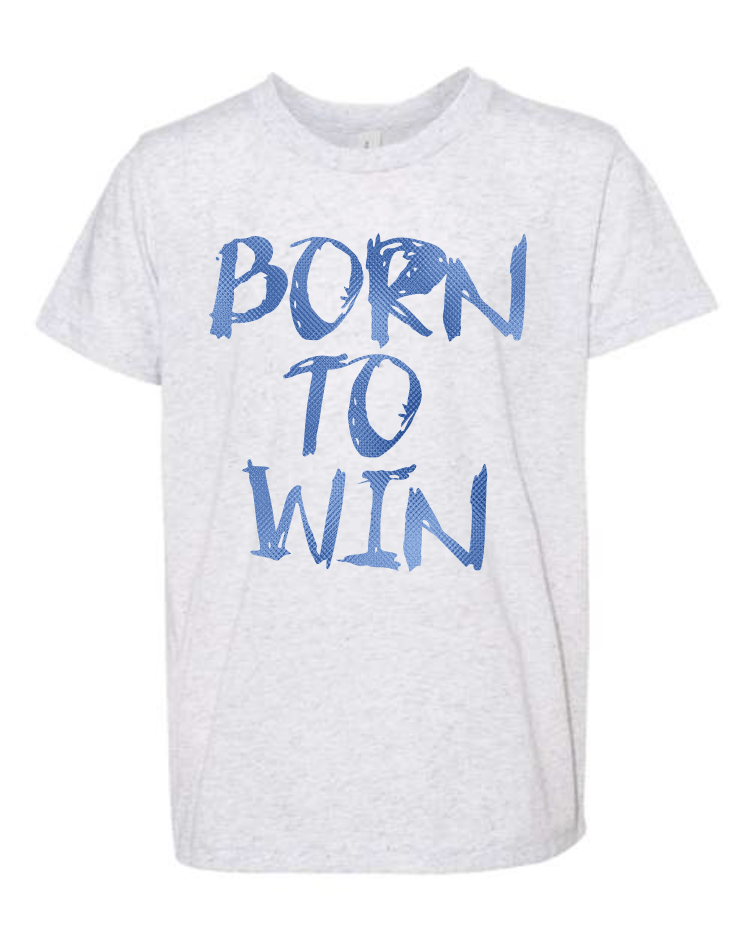 Image of BORN TO WIN WHITE TEE COLLECTION