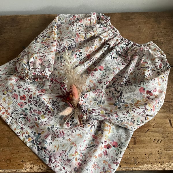 Image of Blouse liberty felda col élastique