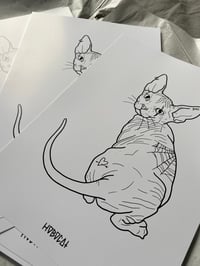 Image 2 of SPHYNX CAT PRINT