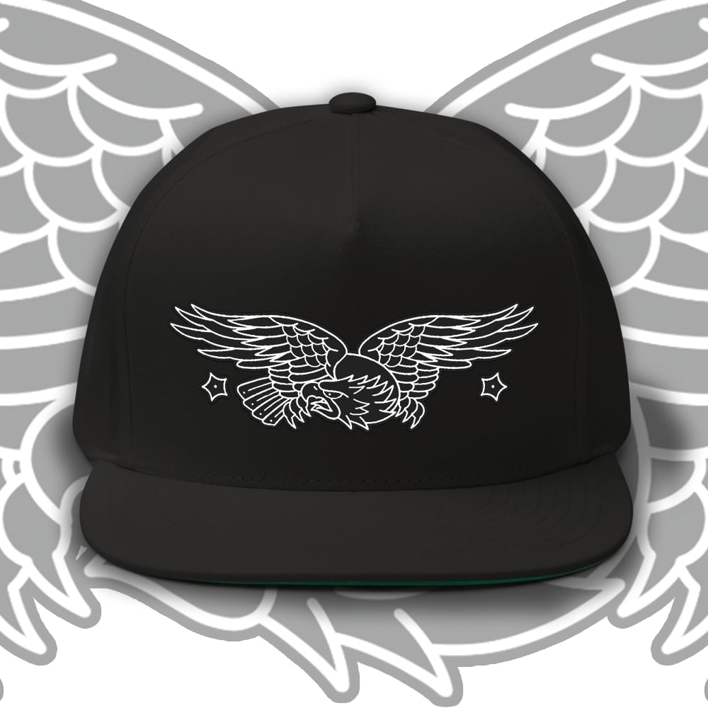 Image of EMBROIDERED EAGLE SNAPBACK