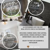 10 Customized JUST FOR YOU Real Estate Watermarks
