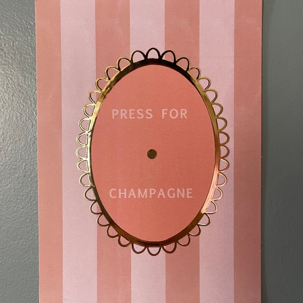 Image of Carte Press for Champagne