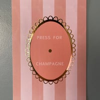 Image 1 of Carte Press for Champagne
