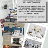 100 Real Estate Social Media Story Graphics Customized JUST FOR YOU!