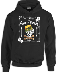 Image 1 of Collard Greens and Crossbones Hoodie
