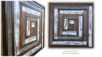 Image 5 of "Mountain Snow" Reclaimed Vintage Wood Artwork