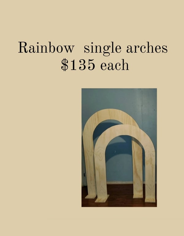 Image of Rainbow single arches