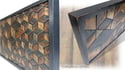 "Tumbling Blocks – Old Navy” Reclaimed Wood Artwork