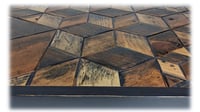 Image 5 of "Tumbling Blocks – Old Navy” Reclaimed Wood Artwork