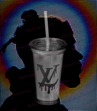 Image 2 of Tumbler Cup with Lid & Reusable Straw (Personalized Options)