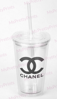 Image 5 of Tumbler Cup with Lid & Reusable Straw (Personalized Options)