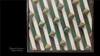 Image 5 of "Diamond Drops” Diagonal Geometric Art Reclaimed Wood Artwork
