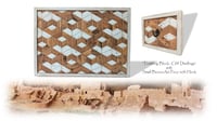 Image 1 of "Tumbling Block - Cliff Dwellings " Reclaimed Wood Artwork