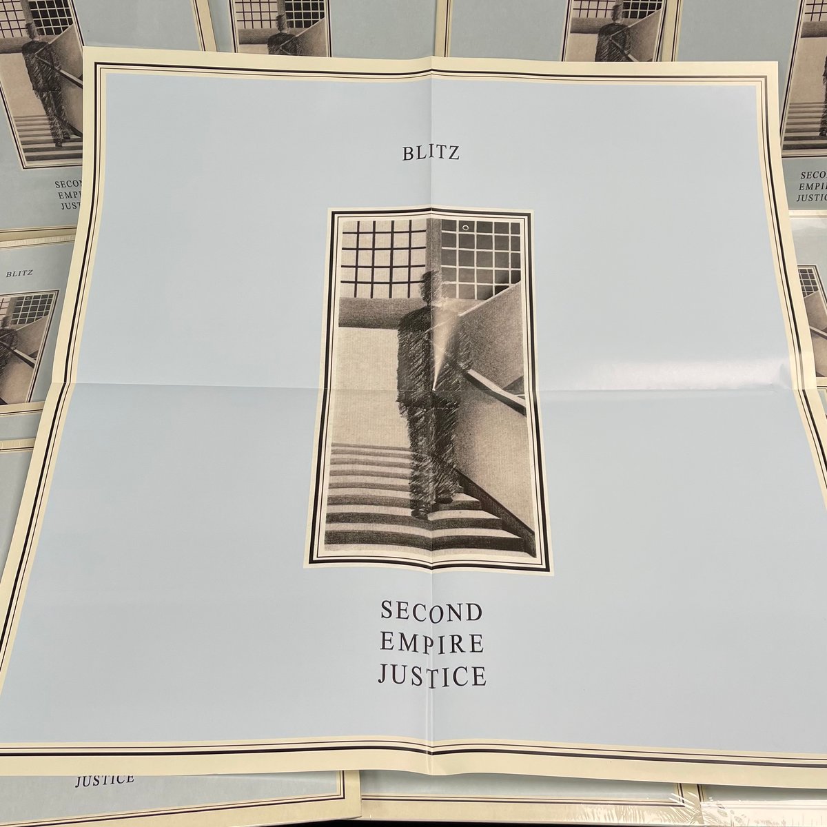 Image of Blitz-Second Empire Justice Clear Vinyl Generation Records Exclusive 