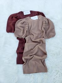 Image 3 of Sweater Puff Dress