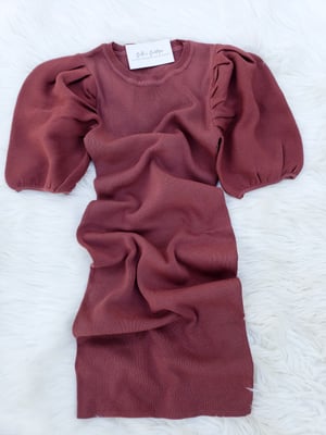 Image of Sweater Puff Dress