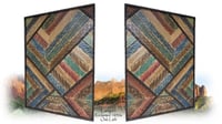 Image 2 of "Canyon" Reclaimed 1890s Oak Lath Artwork