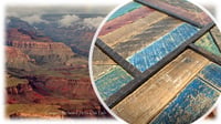 Image 3 of "Canyon" Reclaimed 1890s Oak Lath Artwork