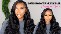 BODY WAVE WIG ARROGANT TAE BABY HAIRS (HURELA HAIR)