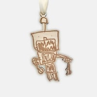 Image 1 of Custom Doodle Ornament (Featuring Any Of Your Child's Drawings)