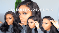STRAIGHT CLOSURE WIG( ASHIMARY HAIR)