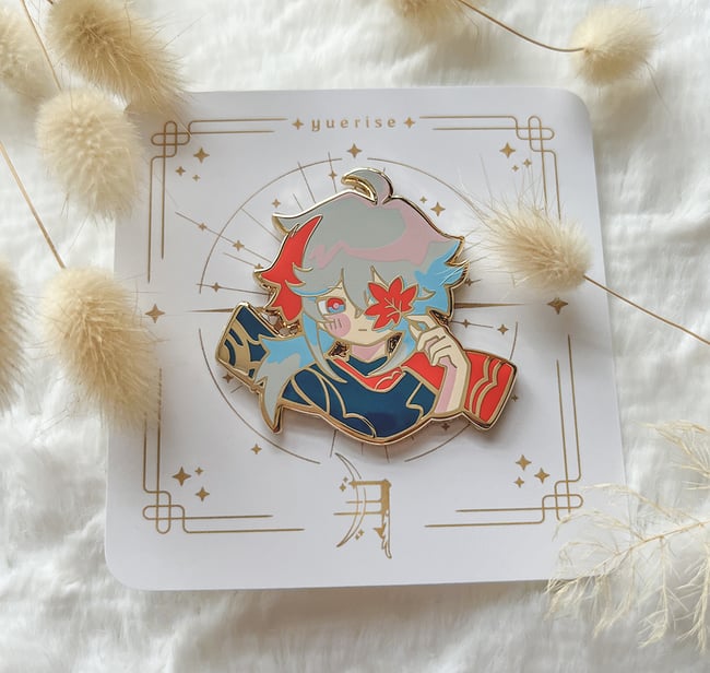 Kazuha Enamel Pin