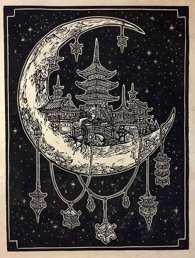 Kagentsu Block Print