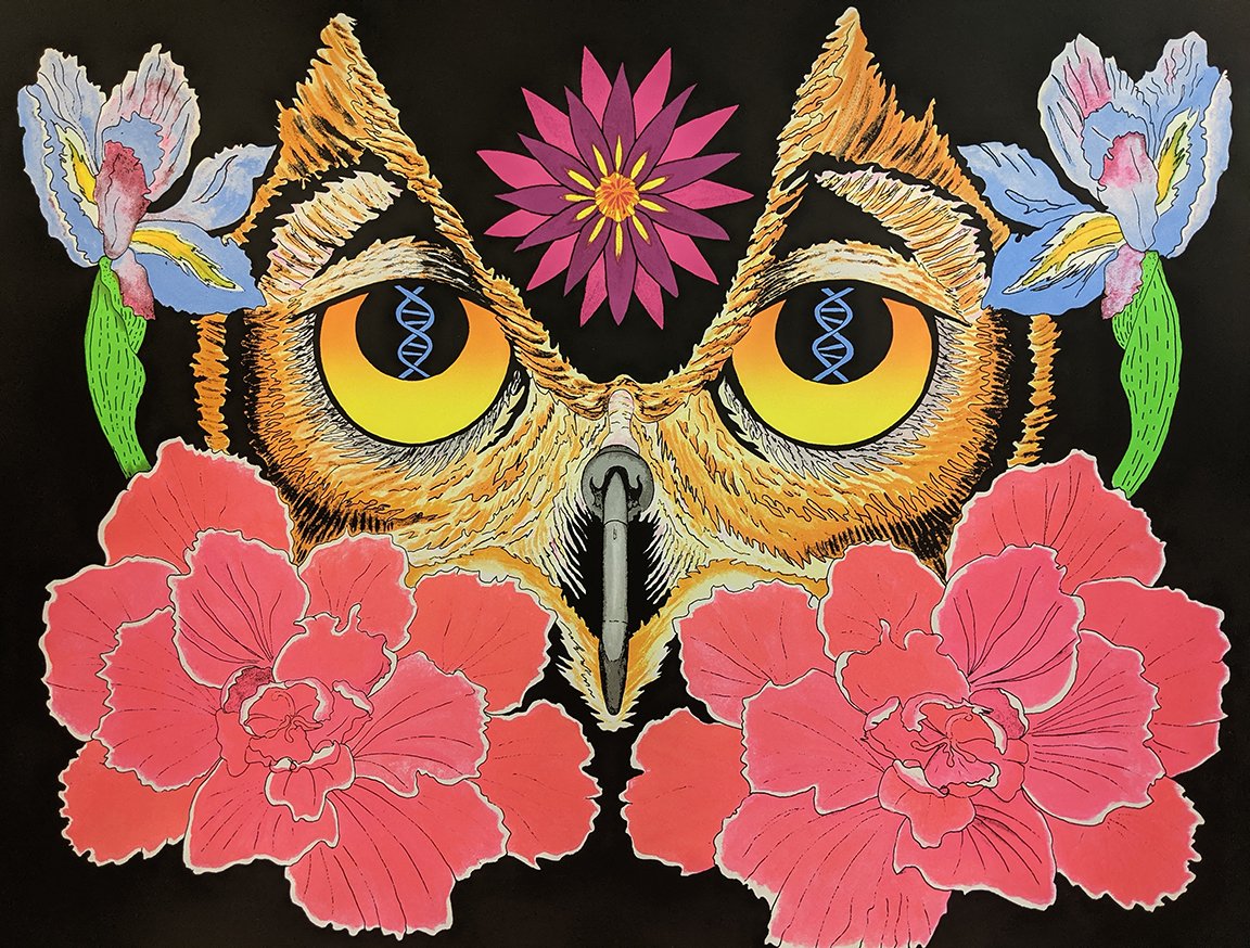 Begonia's Unveiling Screen Print 