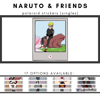 Naruto & Friends Polaroid Single Character Stickers (17 Styles Available)