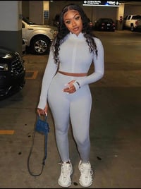 Image 2 of Lucky Cropped Long Sleeve Set