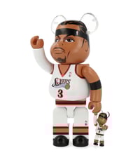 Image 3 of ALLEN IVERSON 400% + 100% Be@rbrick 