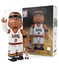 Image 5 of ALLEN IVERSON 400% + 100% Be@rbrick 