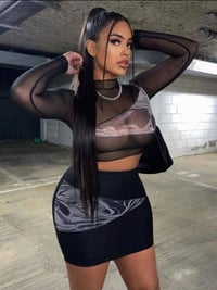Image 1 of Sheer Skirt Set