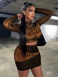 Image 2 of Sheer Skirt Set
