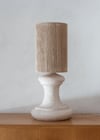 Grande lampe en grès chamotté