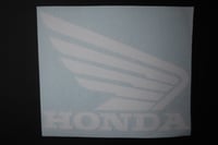 Image 2 of Honda Wing Decals  5" x 4.5" 