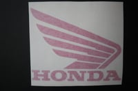 Image 4 of Honda Wing Decals  5" x 4.5" 